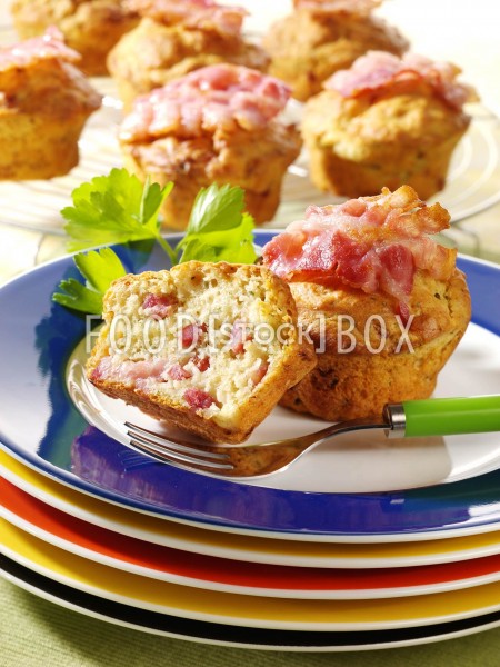 Kräuter-Speck-Muffins