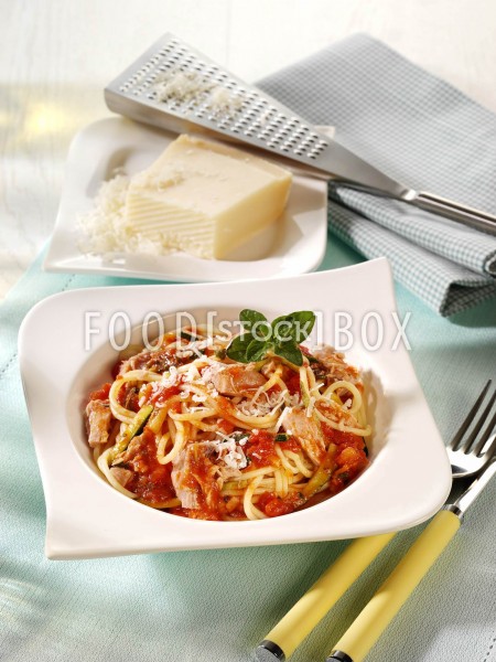 Spaghetti mit Thunfischsauce / Glutenfrei