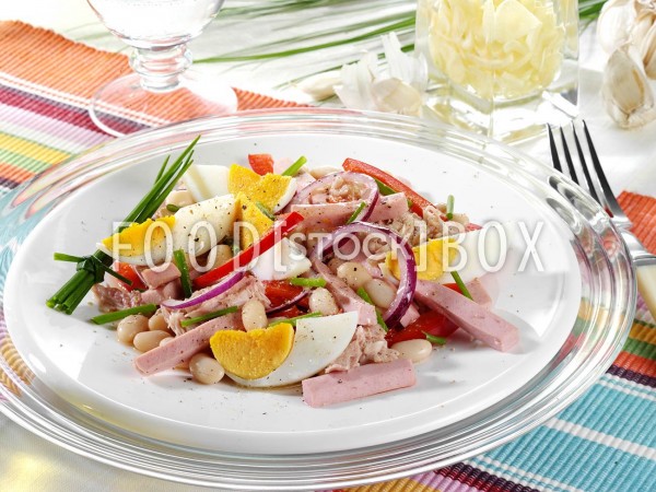 Thunfisch-weiße-Bohnen-Salat