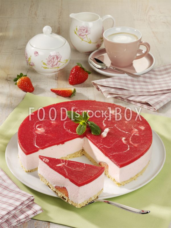 Erdbeer-Frischkäsetorte