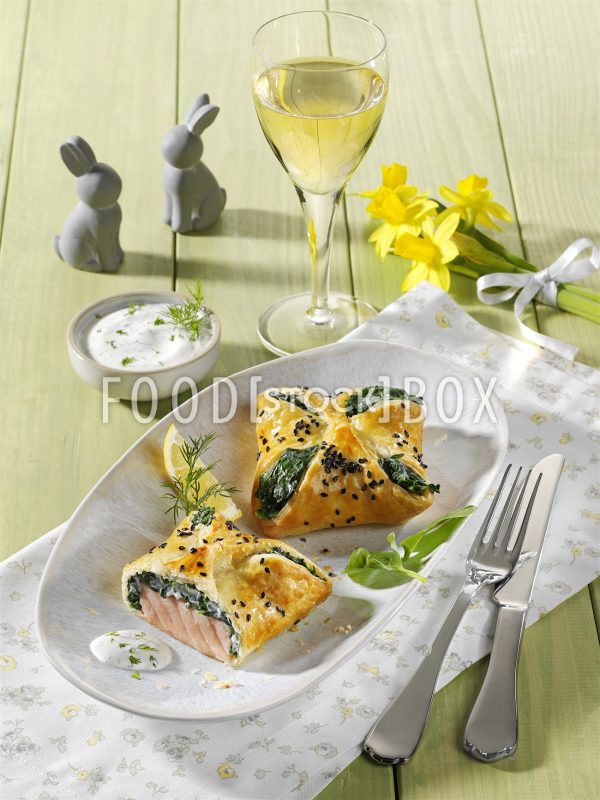 Fisch im Blätterteig