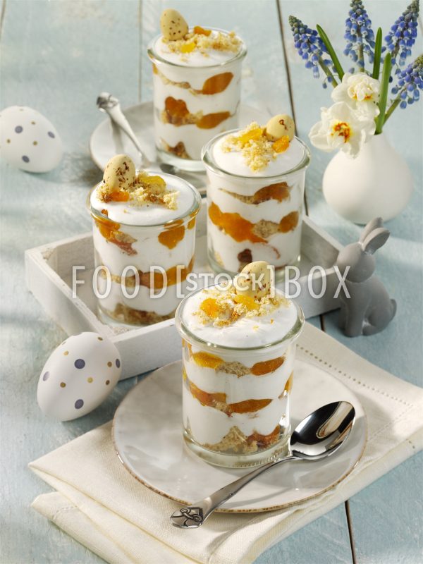 Kokos-Schicht-Dessert