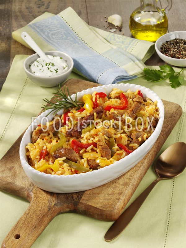 Reisfleisch aus dem Ofen 1