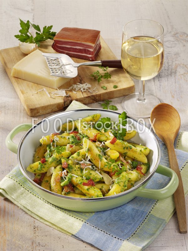 Schupfnudel-Petersilien-Carbonara