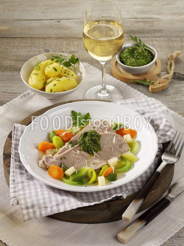 Tafelspitz mit Rucolapesto