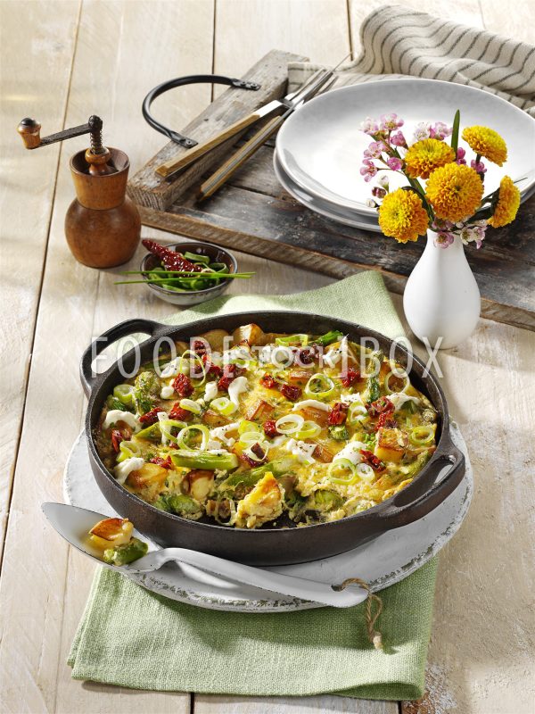 Spargel-Fritata
