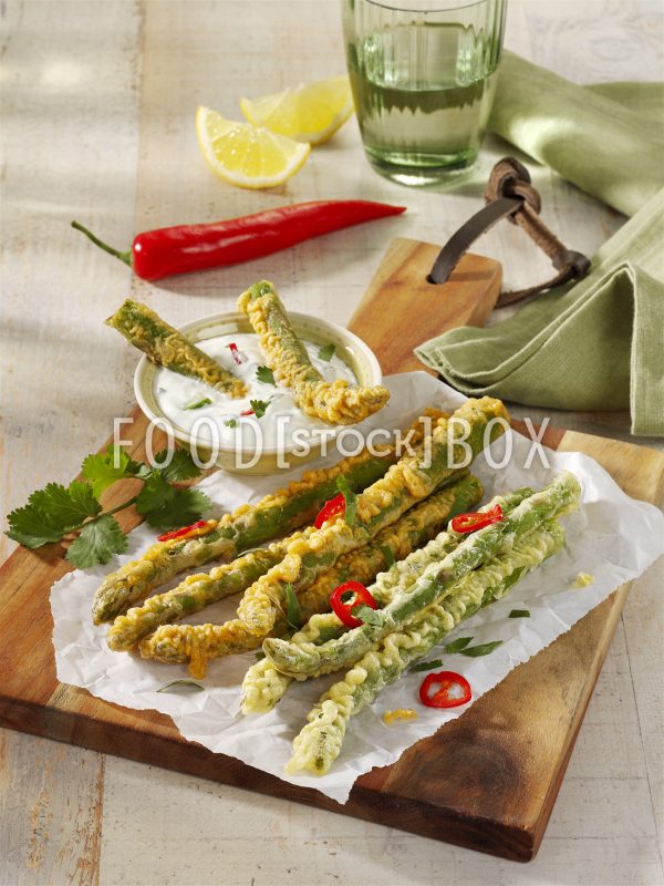 Spargel-Tempura