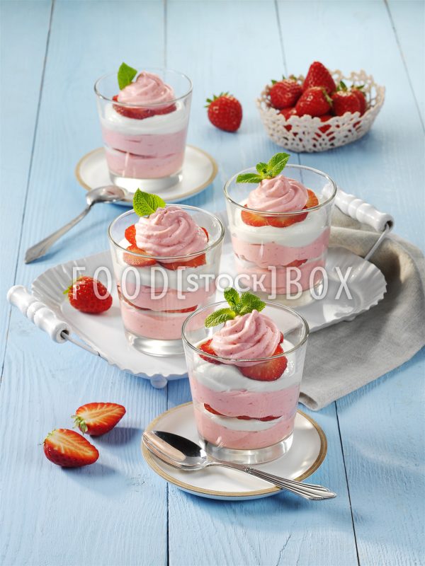 Erdbeermousse