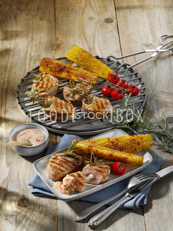 Medaillons mit Maiskolben-Ribs