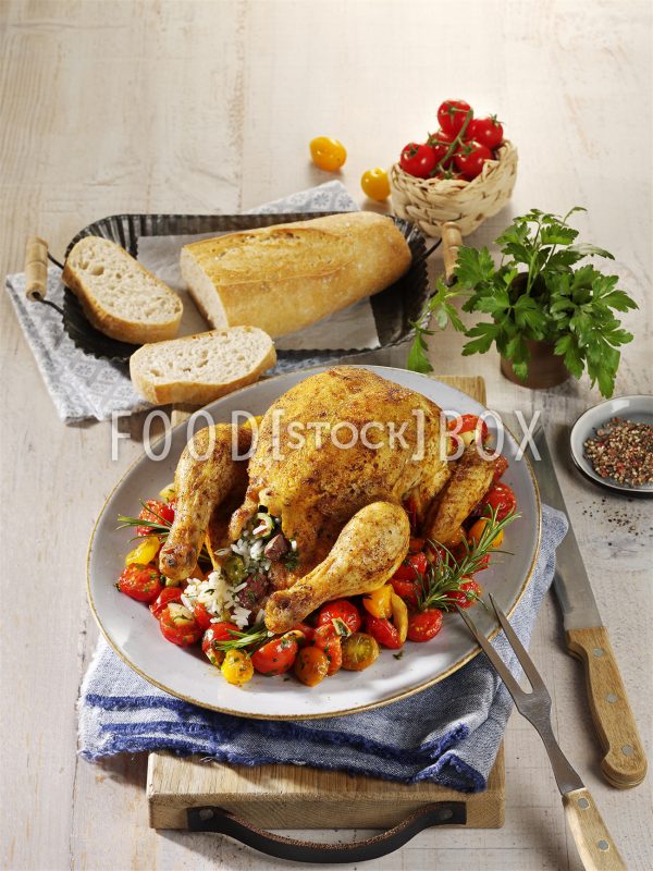 Gefülltes Hähnchen