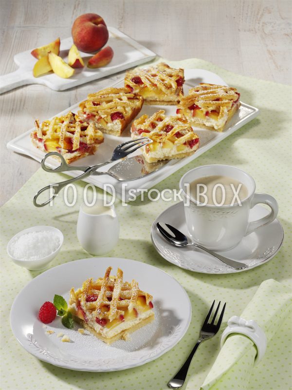 Italienische Pfirsich-Crostata
