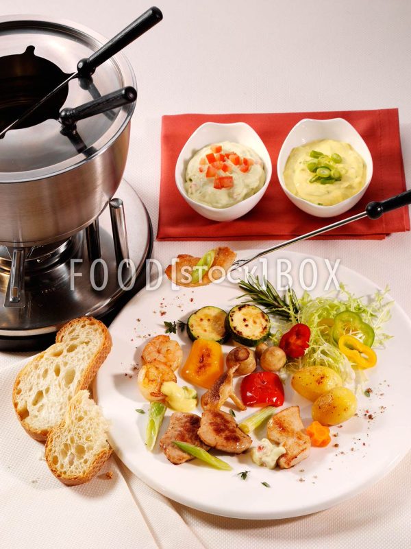 Dips für Fleisch-Fondue