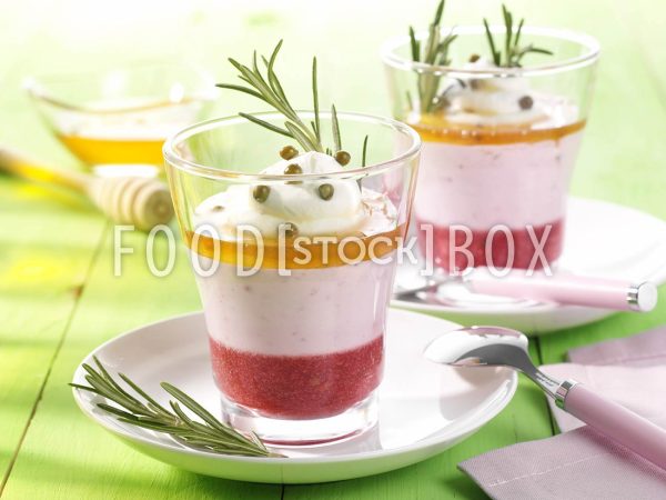 Erdbeerziegenfrischkäse