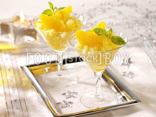 Weihnachtliches Orangensorbet / Diabetiker 2