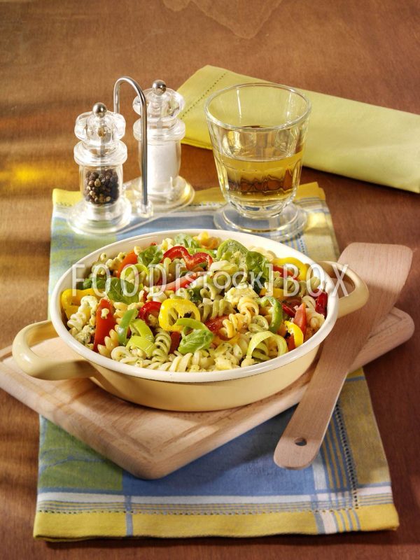 Bunte Nudel-Pfanne / Cholesterinarm