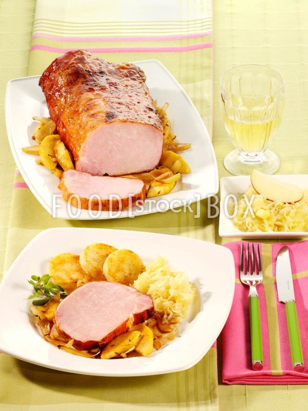 Apfel-Kasseler-Braten