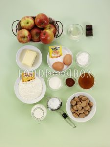 Versunkener Apfel-Marmorkuchen Step 1