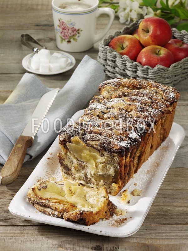 Apfel-Mohn-Zupfbrot
