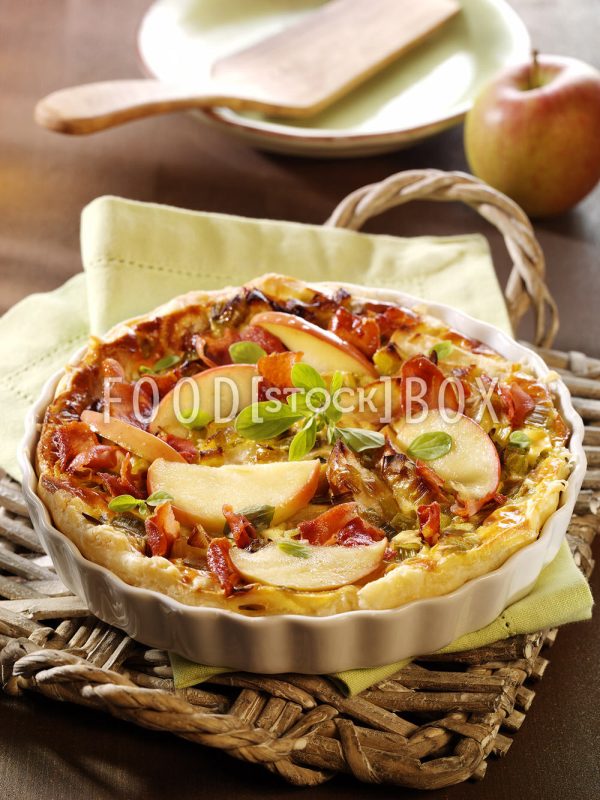 Apfel-Porree-Quiche 3