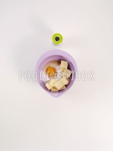 Apfel-Pudding-Kuchen mit Karamell Step 2
