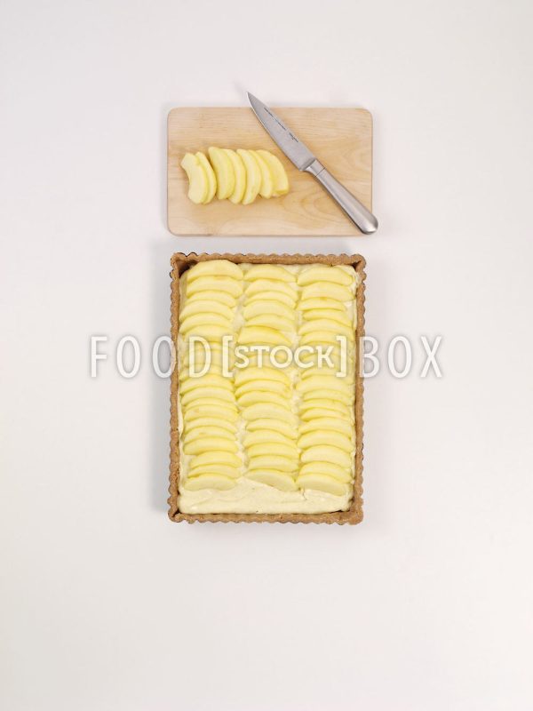 Apfel-Pudding-Kuchen mit Karamell Step 4