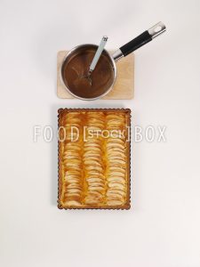 Apfel-Pudding-Kuchen mit Karamell Step 6