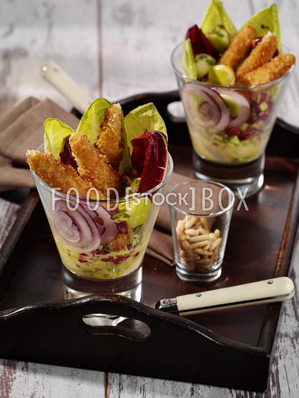 Apfelsalat mit Käse