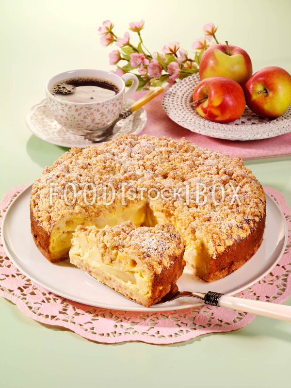 Apfel-Streuselkuchen mit Schmand