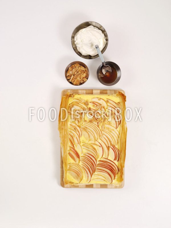 Apfelkuchen mit Filoteig Step 6
