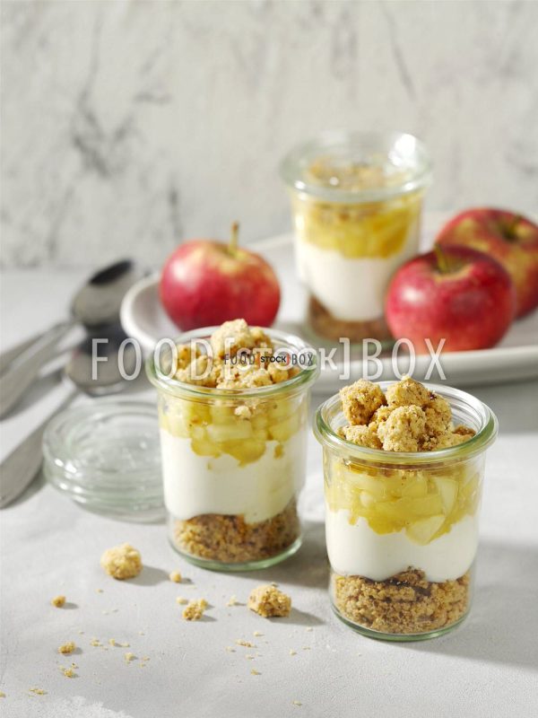 Apfelkuchen im Glas 3