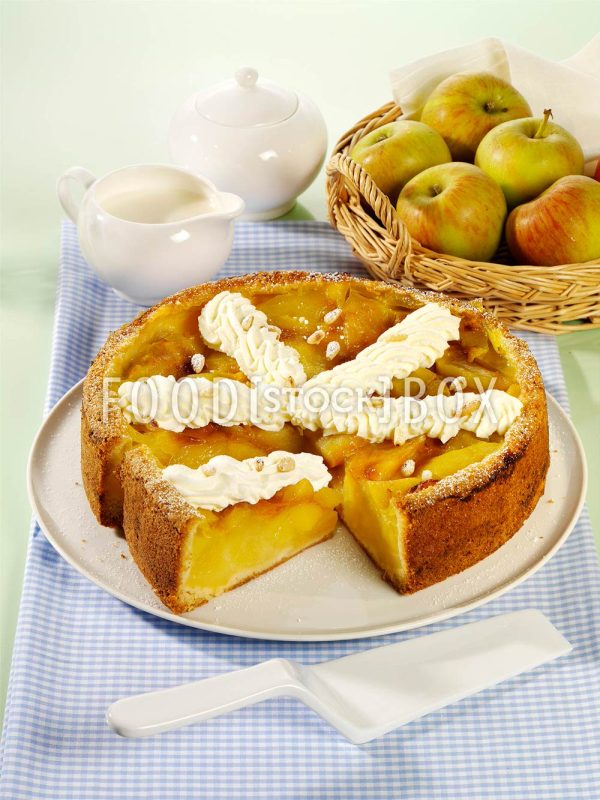 Apfelkuchen mit Schwips