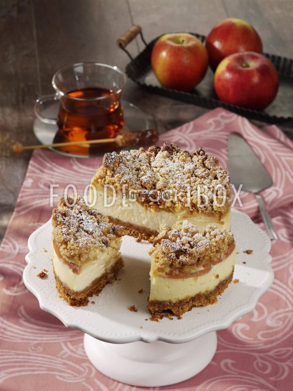 Apfelstreusel-Käsekuchen