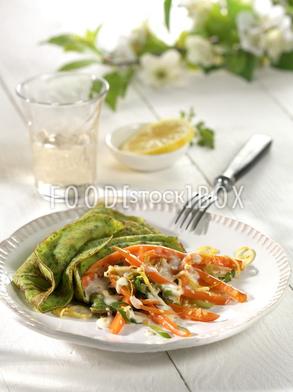 Bärlauch-Crepes