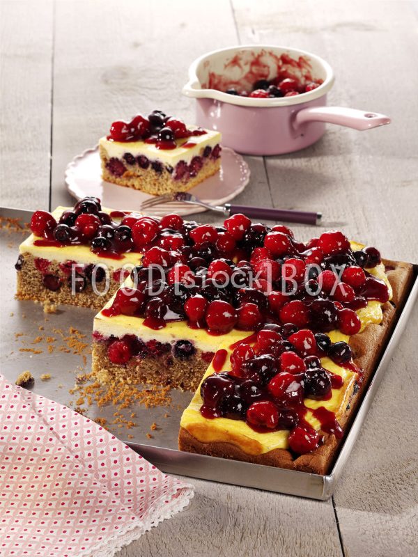 Beeren-Cappuccino-Kuchen