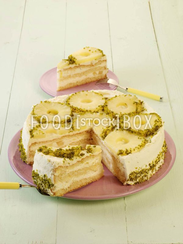 Ananas-Torte mit Mascarpone