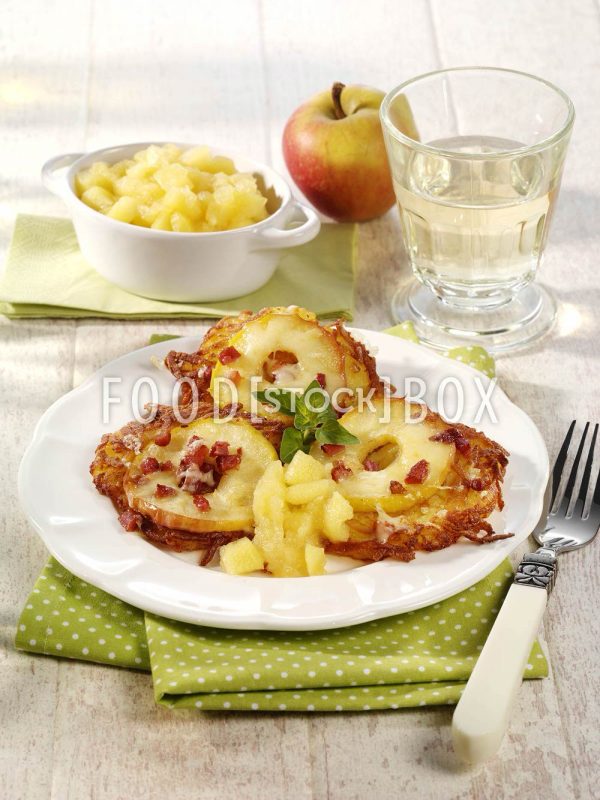 Apfel-Kartoffel-Puffer aus dem Ofen