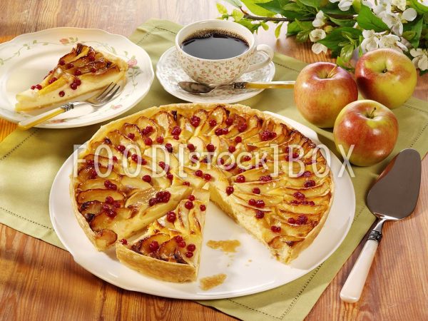 Apfel-Preiselbeertarte 2