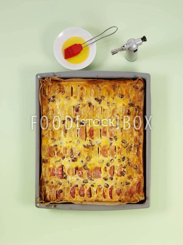 Apfelkuchen mit Mascarpone-Guss
