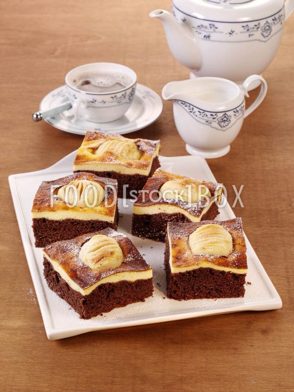 Apfelkuchen mit Mascarpone