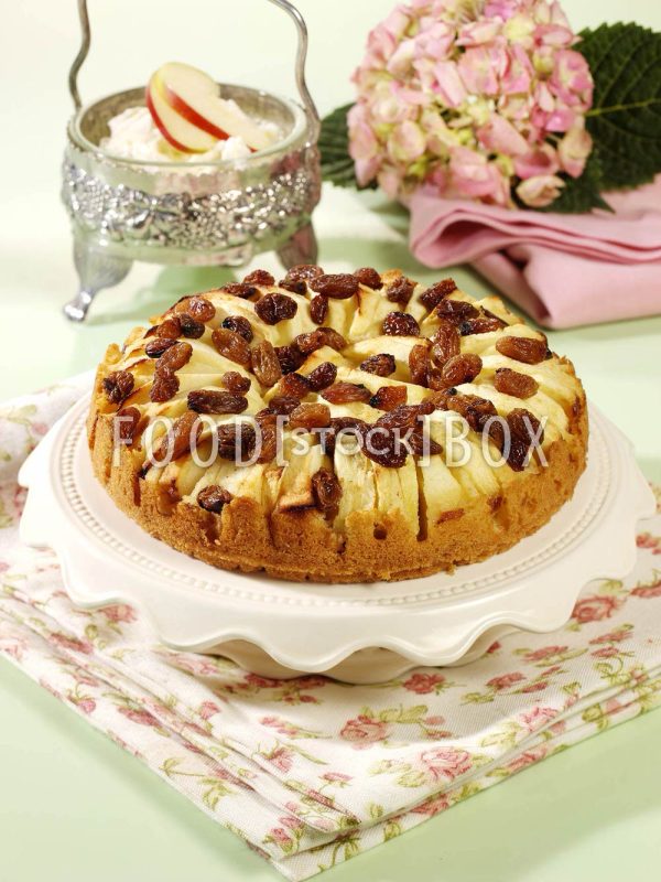 Apfelkuchen mit Vanillerosinen 1