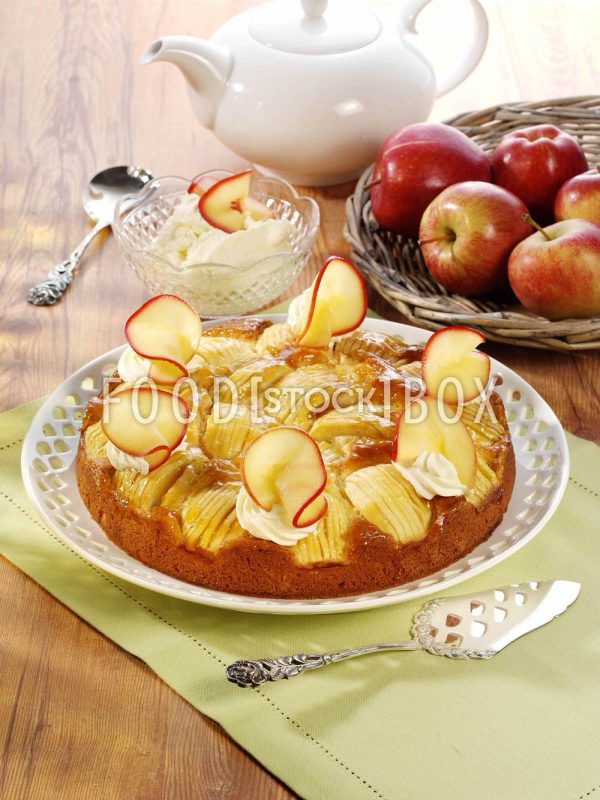 Apfelkuchen mit Ricotta