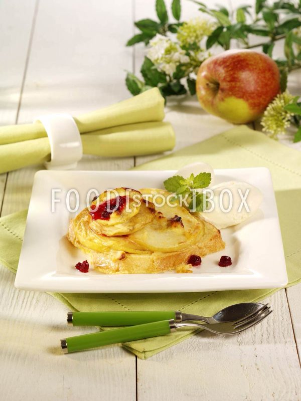 Apfel-Scheiterhaufen
