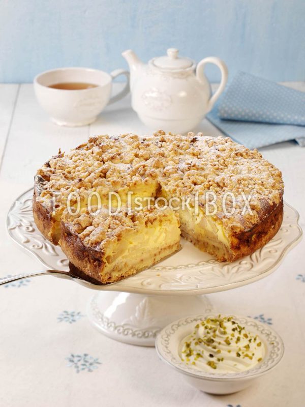 Apfelstreusel mit Rahm