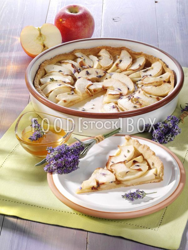 Apfeltarte mit Lavendel