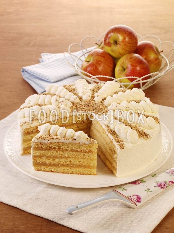 Apfeltorte mit Mus