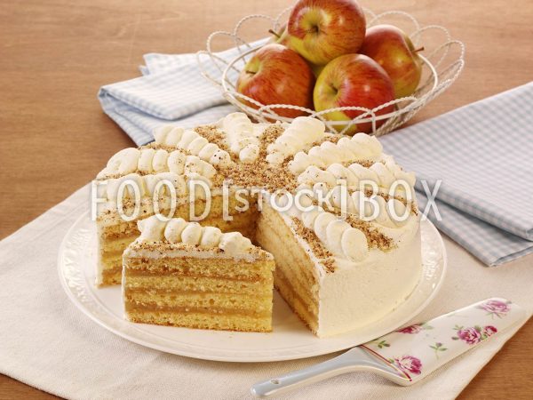 Apfeltorte mit Mus 2