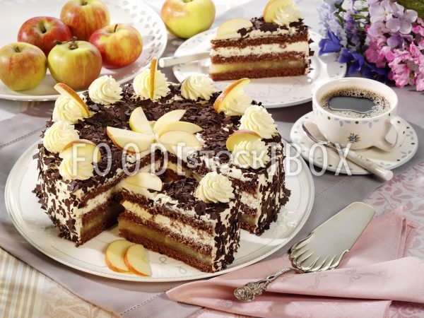 Apfeltorte Schwarzwälder Art 2