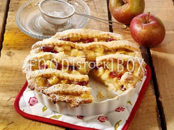 Apple Pie mit Cranberries  2