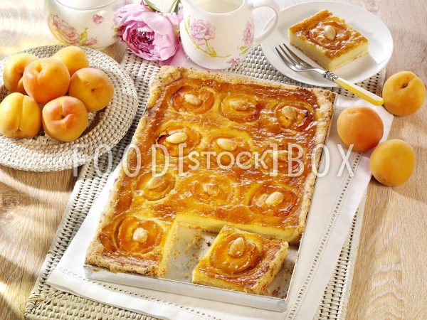 Aprikosenkuchen mit Marzipan 2