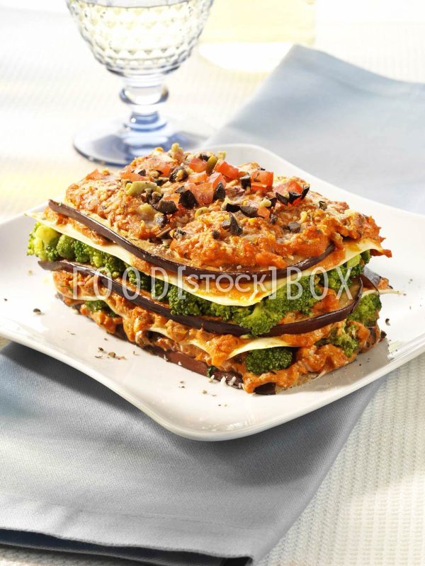 Auberginen-Lasagne